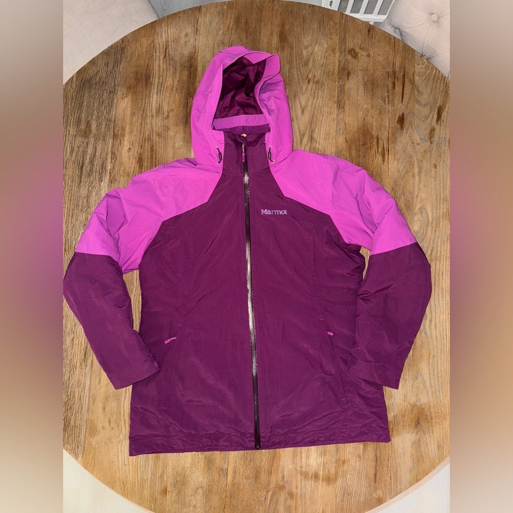 Marmot Featherless Component Jacket Waterproof Deep Plum Purple Orchid Women XL